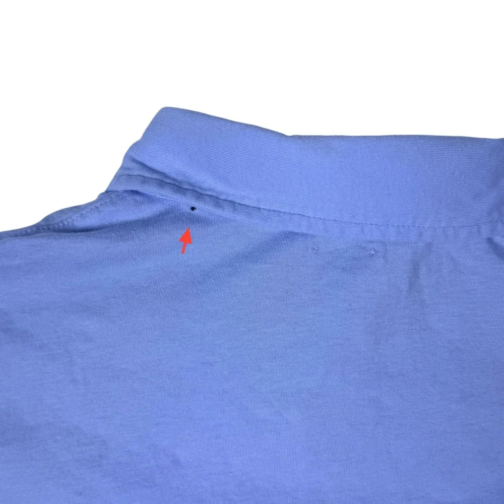 Polo Ralph Lauren Polo Shirt Mens Large Blue Classic Fit Pony Pocket Soft Cotton
